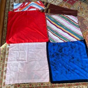 Vintage scarfs 6 price 4 All Multicolor Fabric/Silk:poly Ann Klein:Avon:Boselli